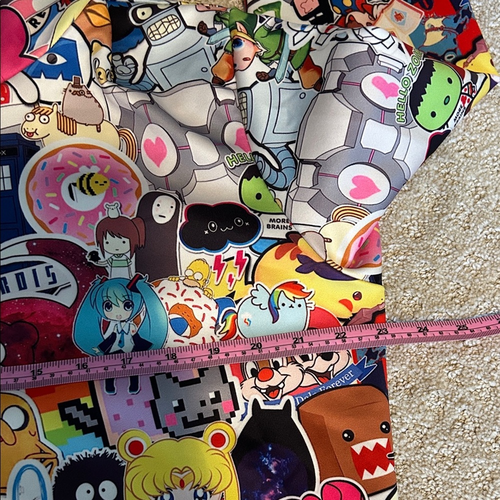 Vibrant Cartoon Print Hoodie - Picture 4 of 5